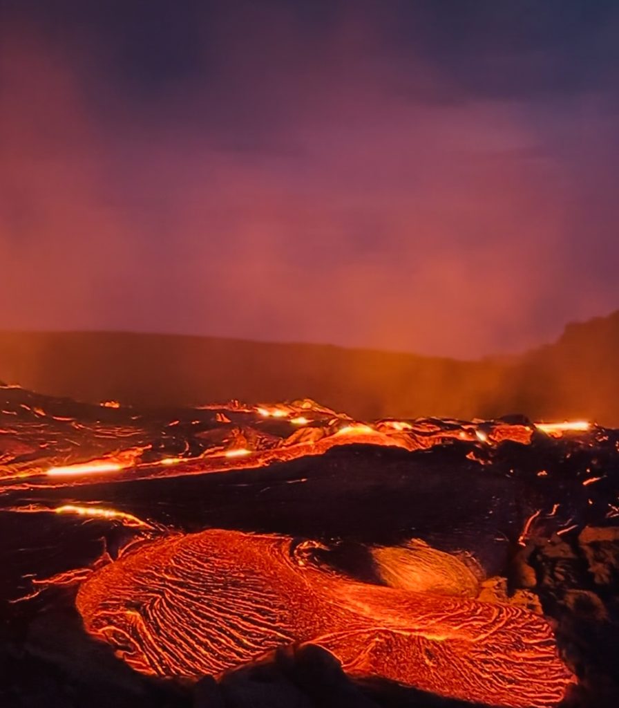 エルタアレ火山のマグマ