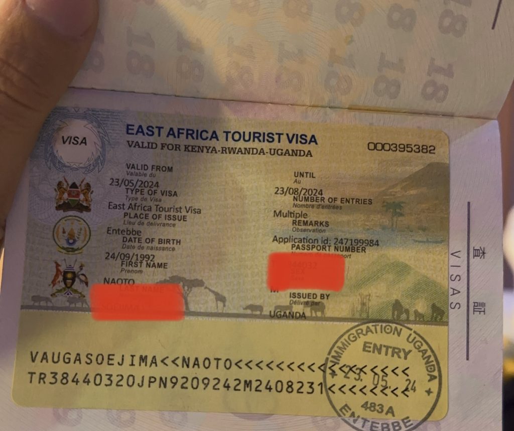 パスポートの写真